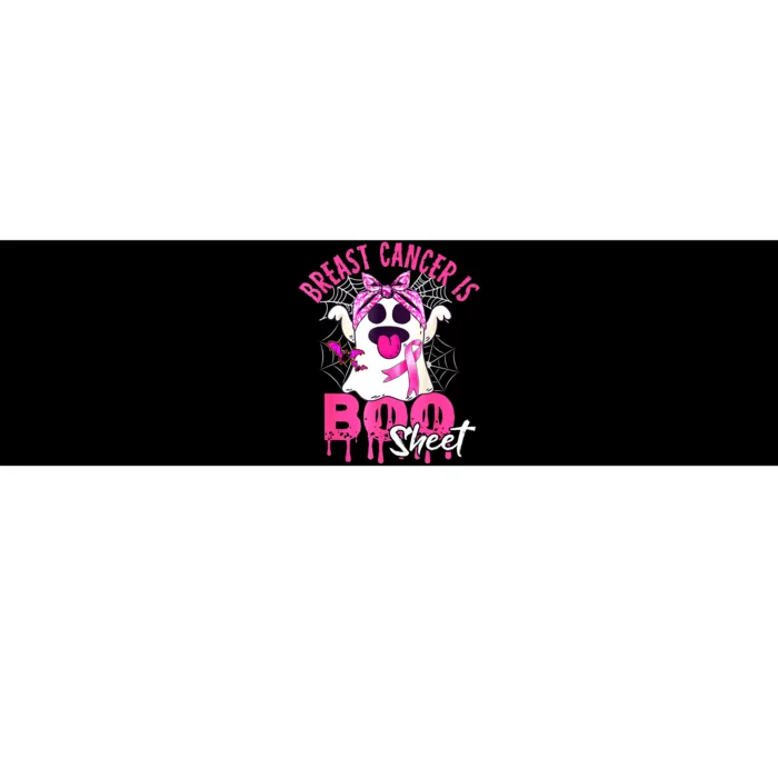 Breast Cancer Is Boo Sheet Halloween Breast Cancer Awareness Bumper Sticker