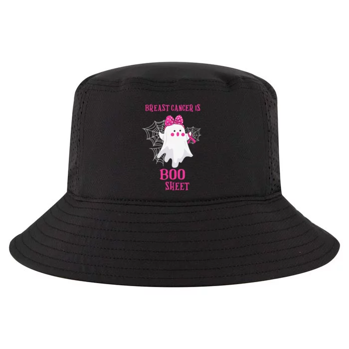 Breast Cancer Is Boo Sheet Halloween Ghost Cool Comfort Performance Bucket Hat