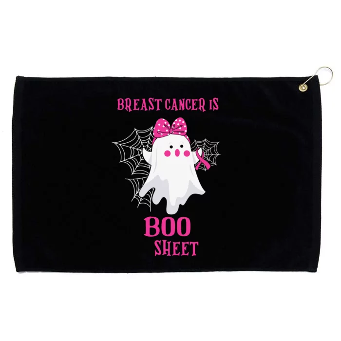 Breast Cancer Is Boo Sheet Halloween Ghost Grommeted Golf Towel