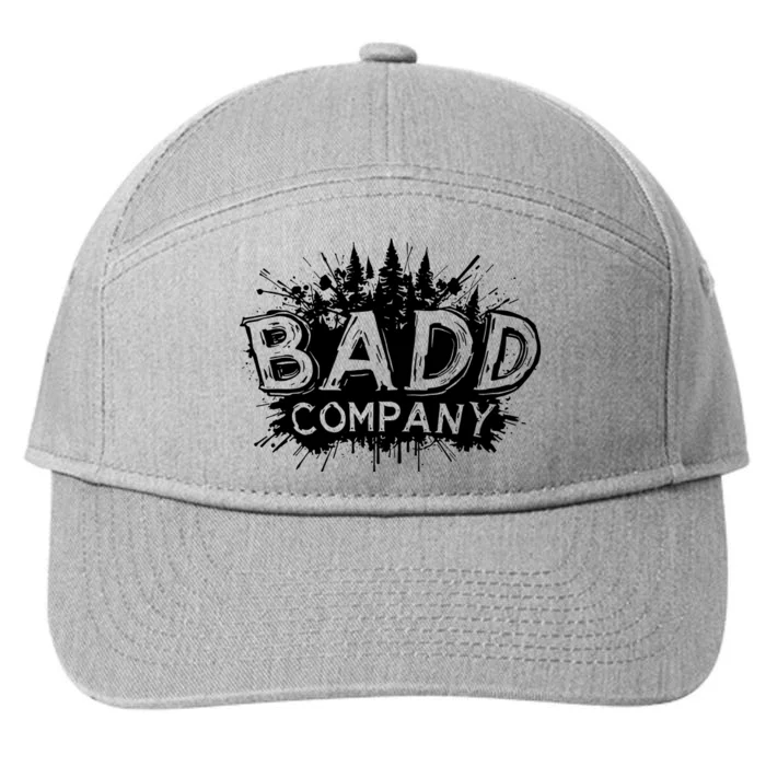 Badd Company Ink Blot 7-Panel Snapback Hat