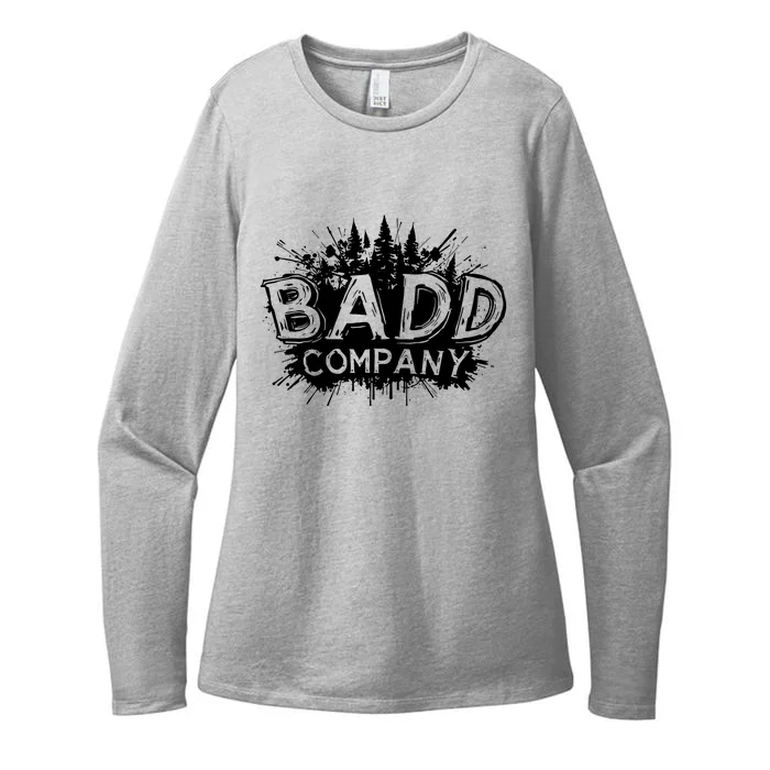 Badd Company Ink Blot Womens CVC Long Sleeve Shirt