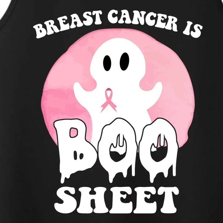 Breast Cancer Is Boo Sheet Funny Ghost Performance Tank