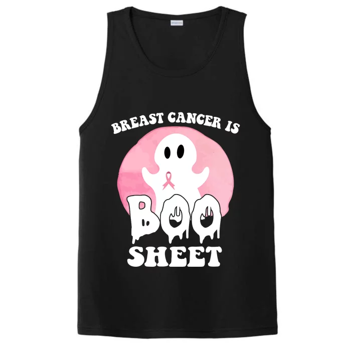 Breast Cancer Is Boo Sheet Funny Ghost Performance Tank