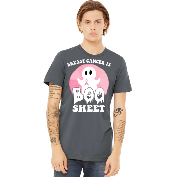 Breast Cancer Is Boo Sheet Funny Ghost Premium T-Shirt