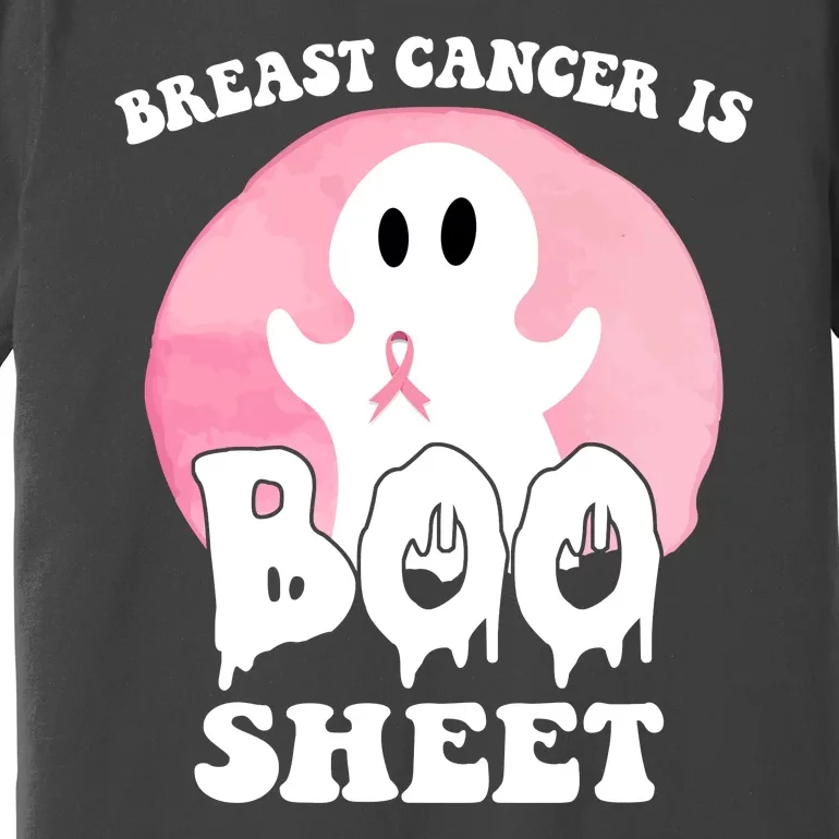 Breast Cancer Is Boo Sheet Funny Ghost Premium T-Shirt