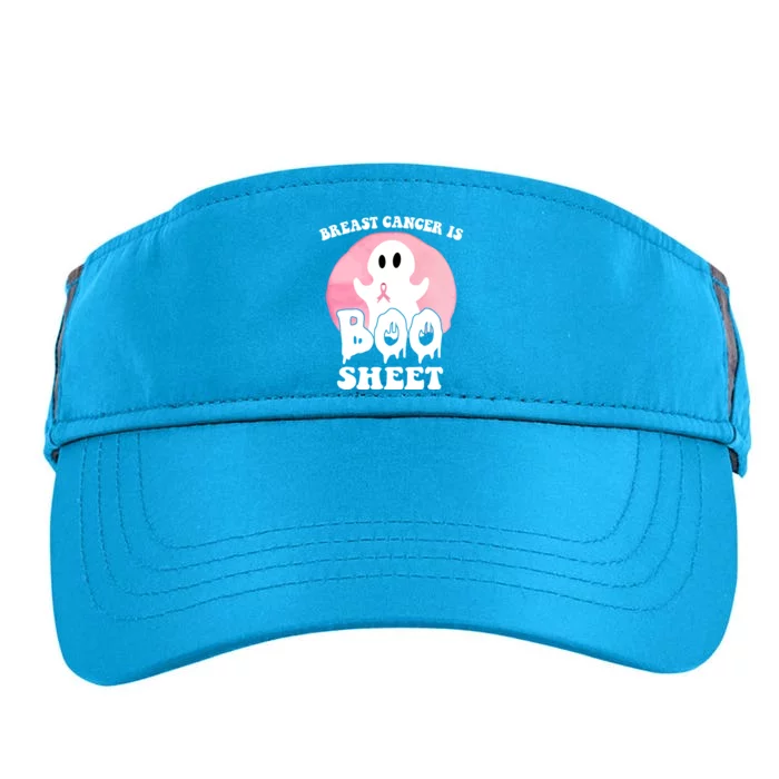 Breast Cancer Is Boo Sheet Funny Ghost Adult Drive Performance Visor