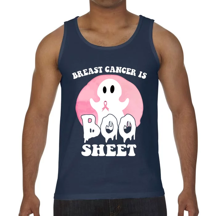 Breast Cancer Is Boo Sheet Funny Ghost Comfort Colors® Tank Top