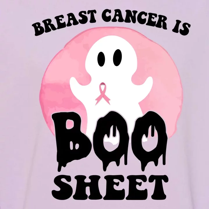 Breast Cancer Is Boo Sheet Funny Ghost Garment-Dyed Sweatshirt