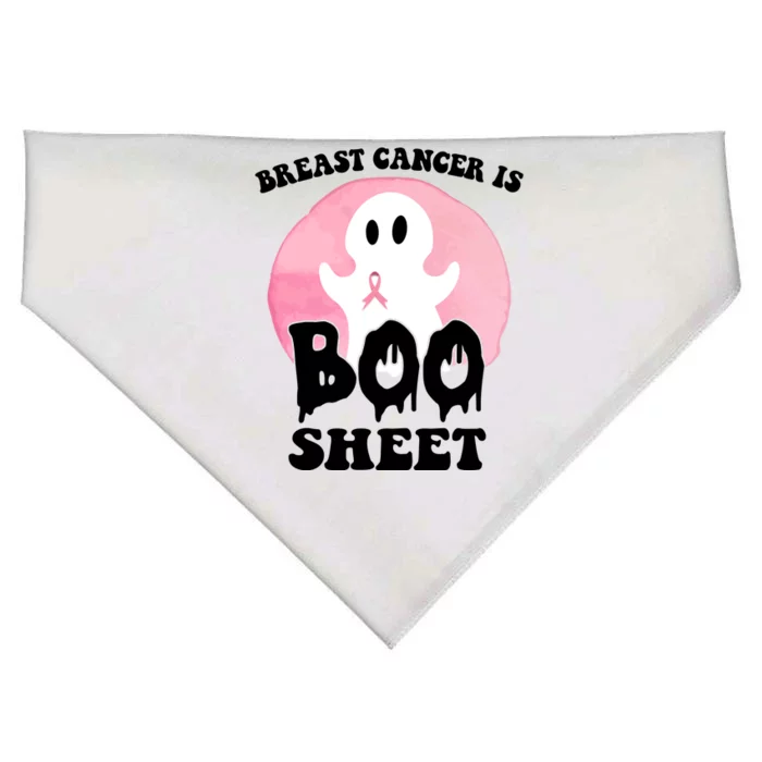 Breast Cancer Is Boo Sheet Funny Ghost USA-Made Doggie Bandana