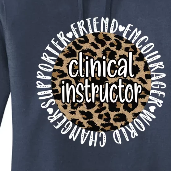 Best Clinical Instructor Appreciation Gift Women's Pullover Hoodie