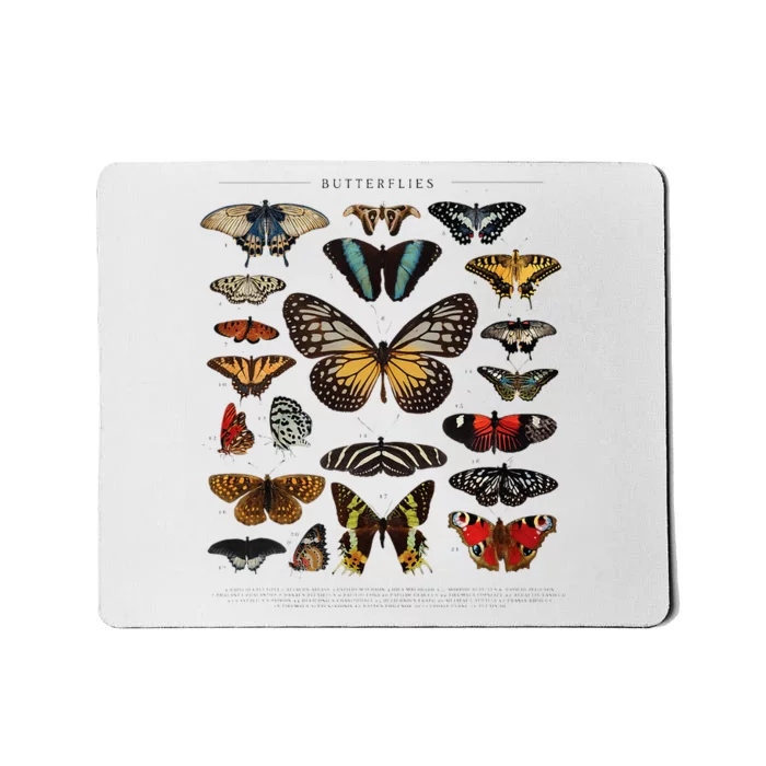 Butterfly Collection Just A Girl Who Loves Butterflies Mousepad