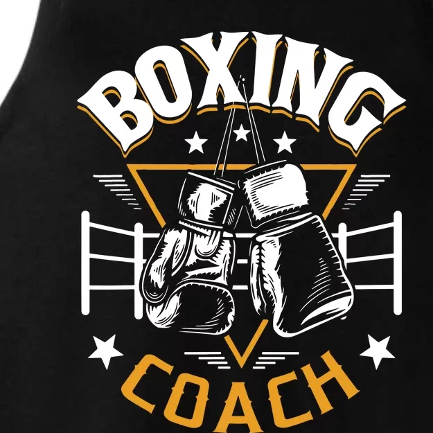 Boxing Coach Kickboxing Kickboxer Gym Boxer Ladies Tri-Blend Wicking Tank