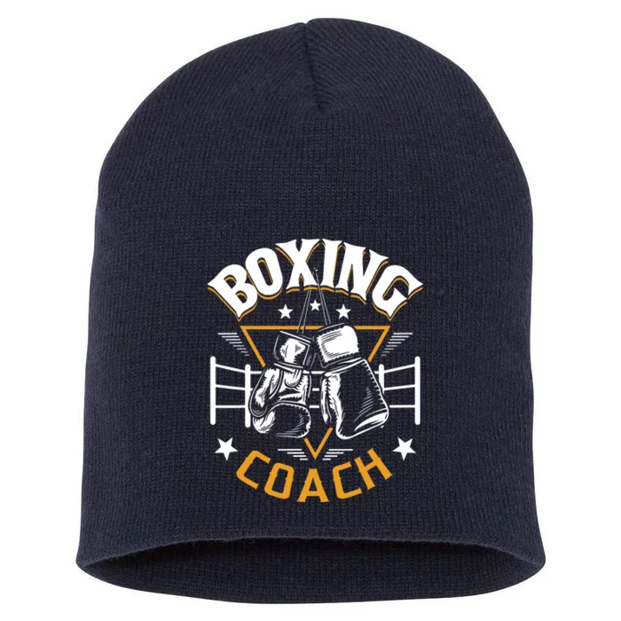 Boxing Coach Kickboxing Kickboxer Gym Boxer Short Acrylic Beanie