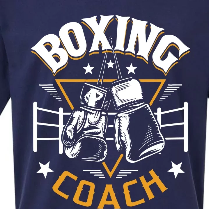 Boxing Coach Kickboxing Kickboxer Gym Boxer Sueded Cloud Jersey T-Shirt