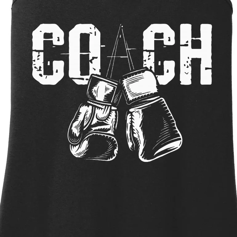 Boxing Coach Kickboxing Kickboxer Gym Boxer Ladies Essential Tank