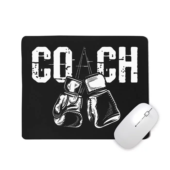 Boxing Coach Kickboxing Kickboxer Gym Boxer Mousepad