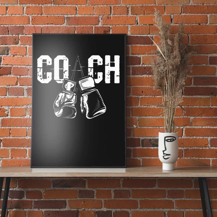 Boxing Coach Kickboxing Kickboxer Gym Boxer Poster