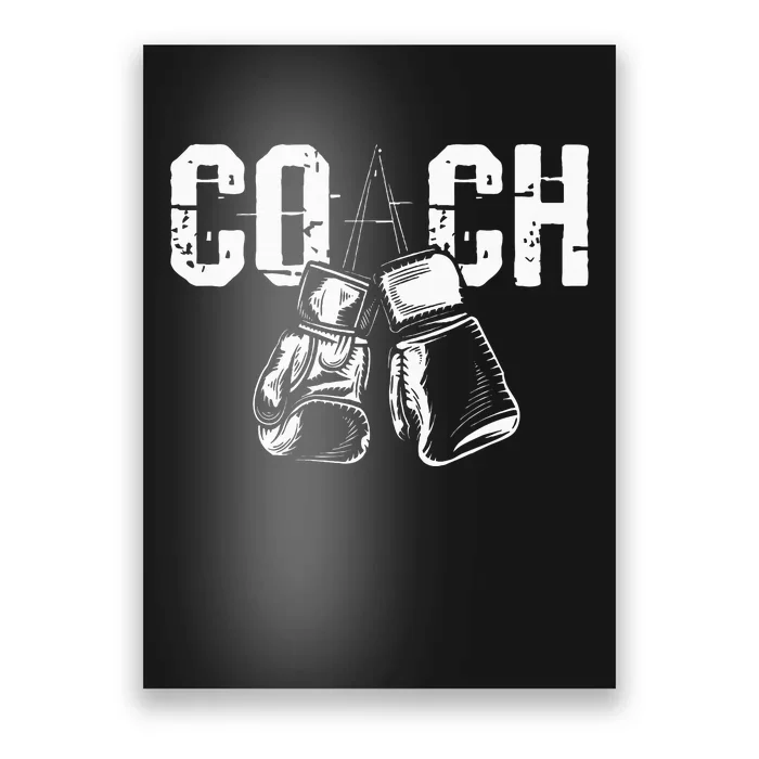 Boxing Coach Kickboxing Kickboxer Gym Boxer Poster