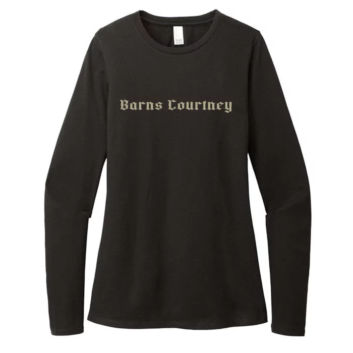 Barns Courtney – Khaki Womens CVC Long Sleeve Shirt