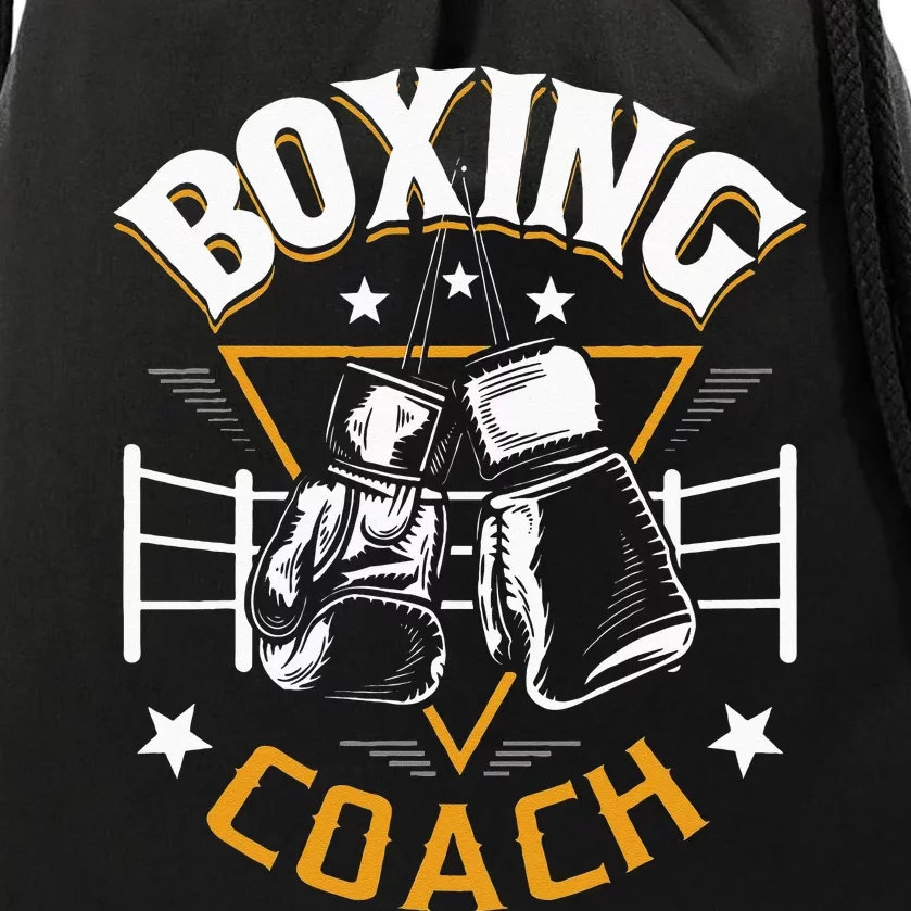 Boxing Coach Kickboxing Kickboxer Gym Boxer Drawstring Bag