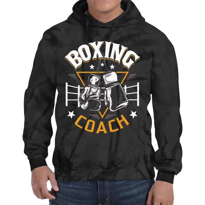 Boxing Coach Kickboxing Kickboxer Gym Boxer Tie Dye Hoodie