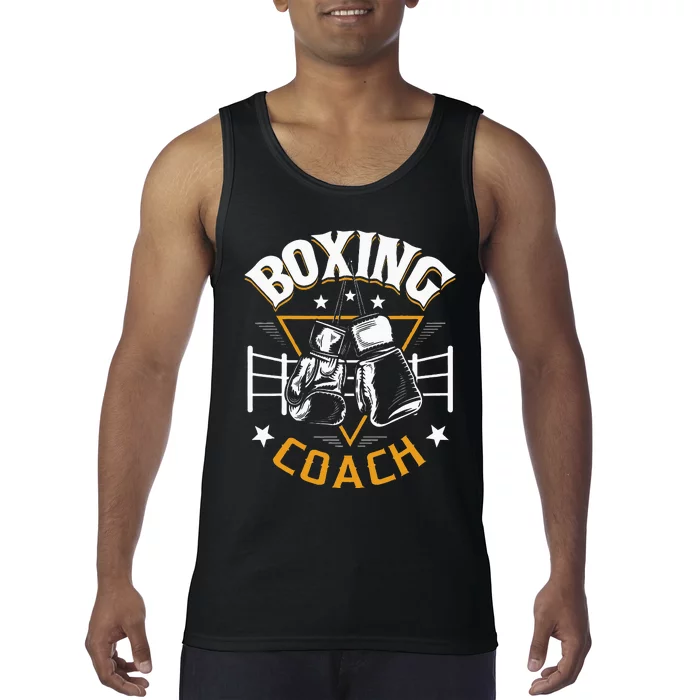 Boxing Coach Kickboxing Kickboxer Gym Boxer Tank Top