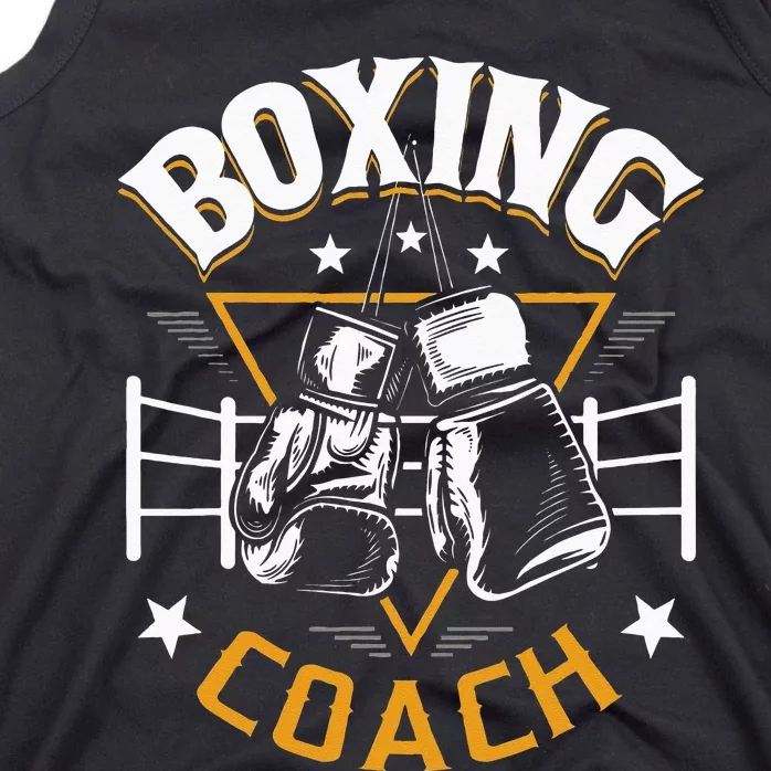 Boxing Coach Kickboxing Kickboxer Gym Boxer Tank Top