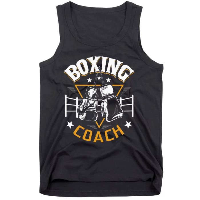 Boxing Coach Kickboxing Kickboxer Gym Boxer Tank Top