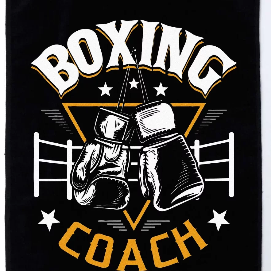 Boxing Coach Kickboxing Kickboxer Gym Boxer Platinum Collection Golf Towel