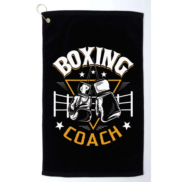 Boxing Coach Kickboxing Kickboxer Gym Boxer Platinum Collection Golf Towel