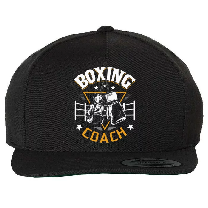 Boxing Coach Kickboxing Kickboxer Gym Boxer Wool Snapback Cap