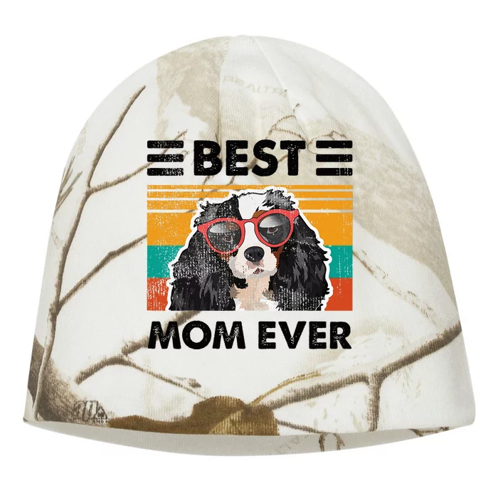 Best Cavalier King Charles Spaniel Mom Ever Dog MotherS Day Kati - Camo Knit Beanie