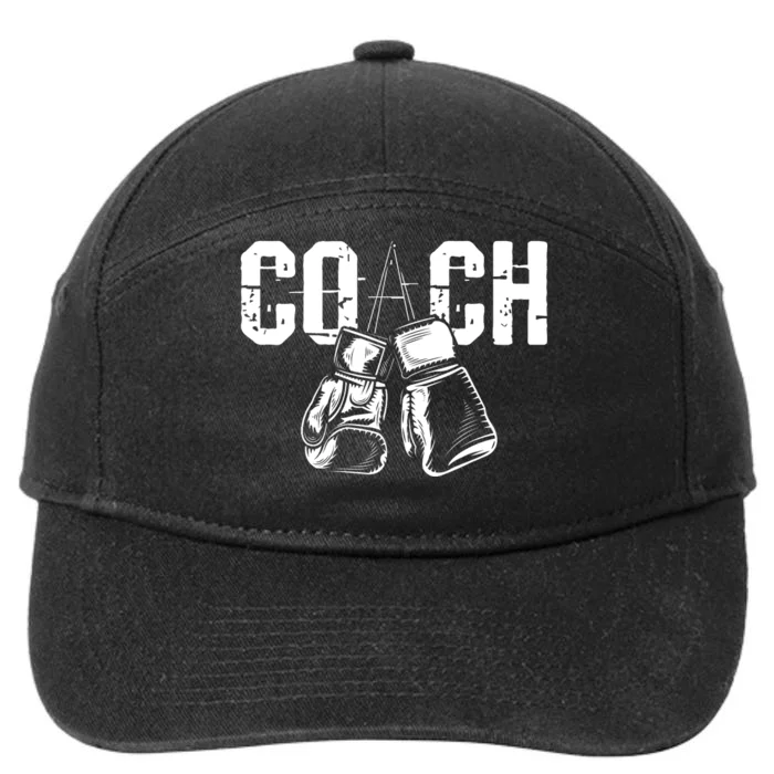 Boxing Coach - Kickboxing Kickboxer Gym Boxer 7-Panel Snapback Hat