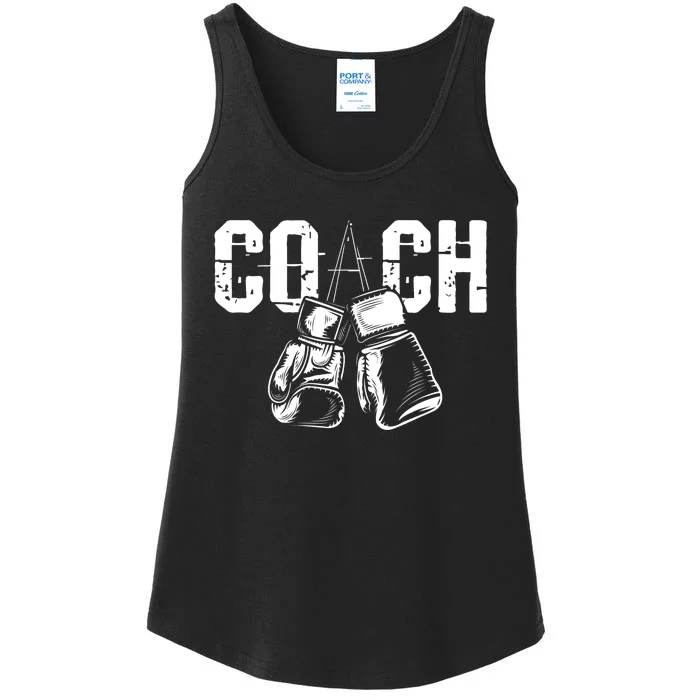 Boxing Coach - Kickboxing Kickboxer Gym Boxer Ladies Essential Tank