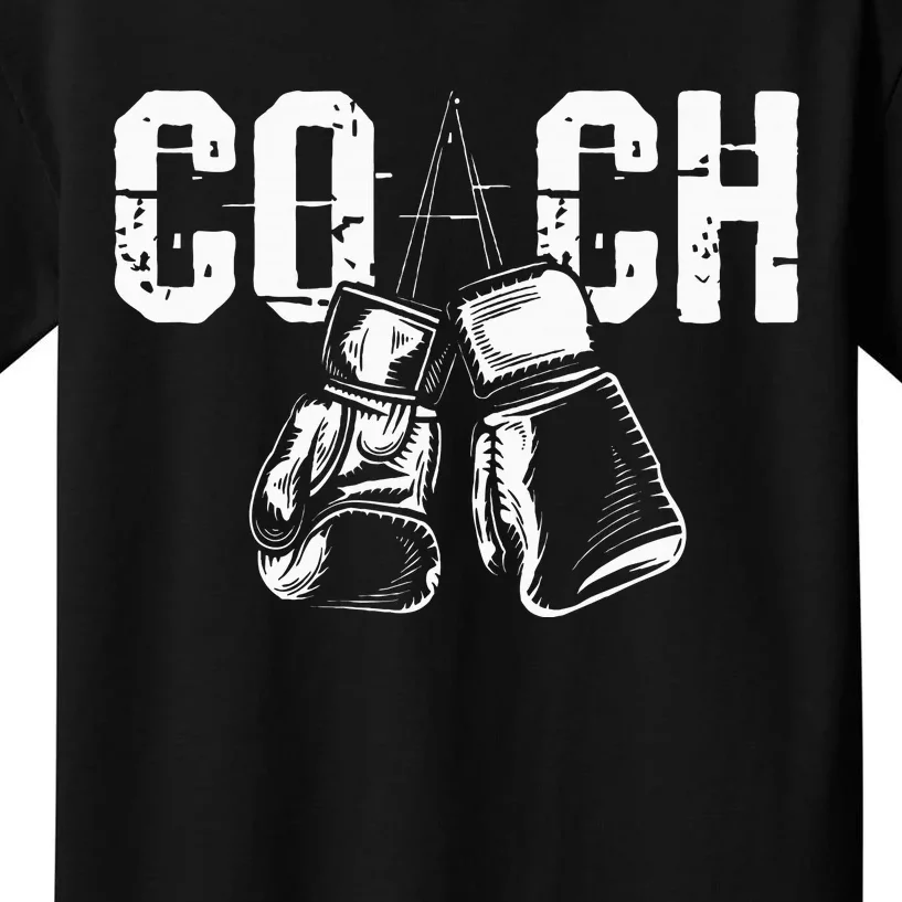 Boxing Coach Kickboxing Kickboxer Gym Boxer Kids T-Shirt