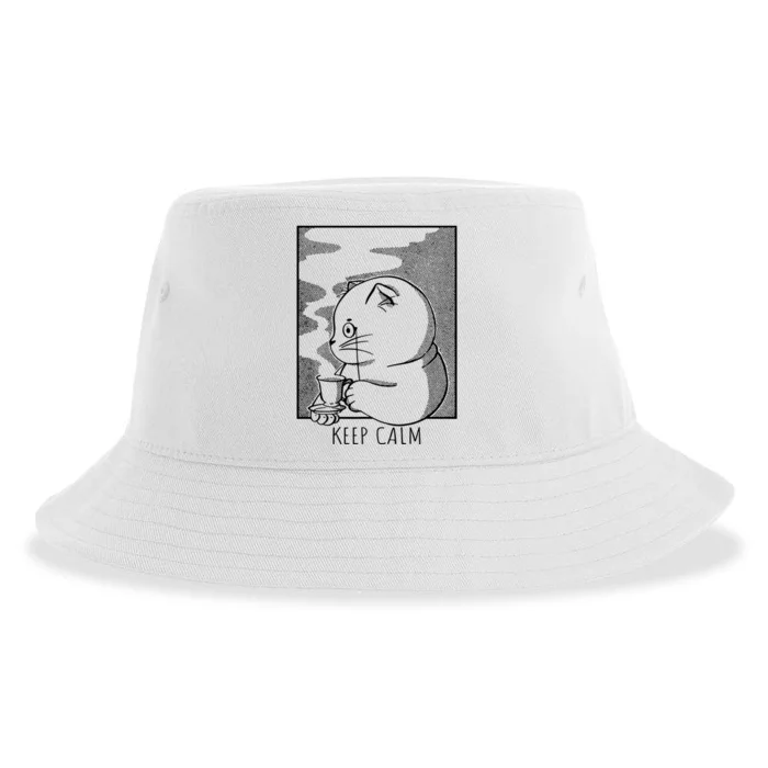 Black Cat Lover Sustainable Bucket Hat