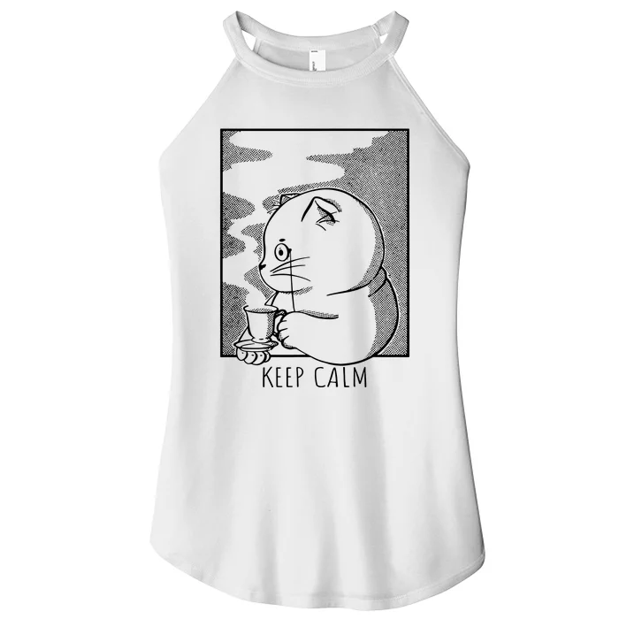 Black Cat Lover Women’s Perfect Tri Rocker Tank