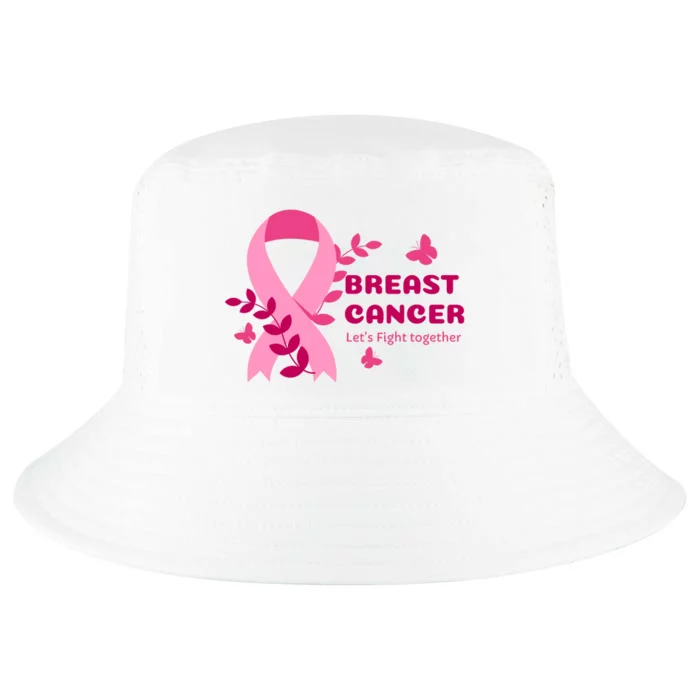 Breast Cancer LetS Fight Together Ribbon Cool Comfort Performance Bucket Hat