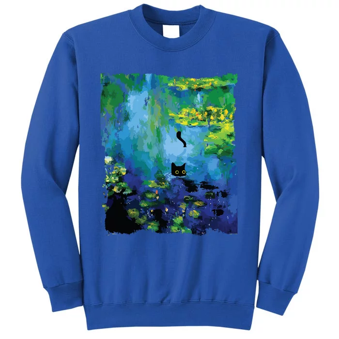 Black Cat Lover Tall Sweatshirt