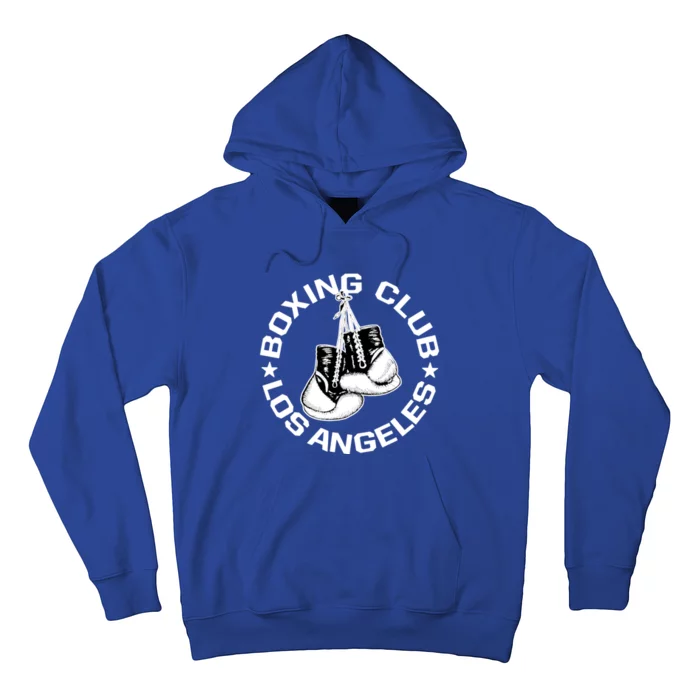 Boxing Club Los Angeles Gloves Graphic Boxing Lover Gift Hoodie