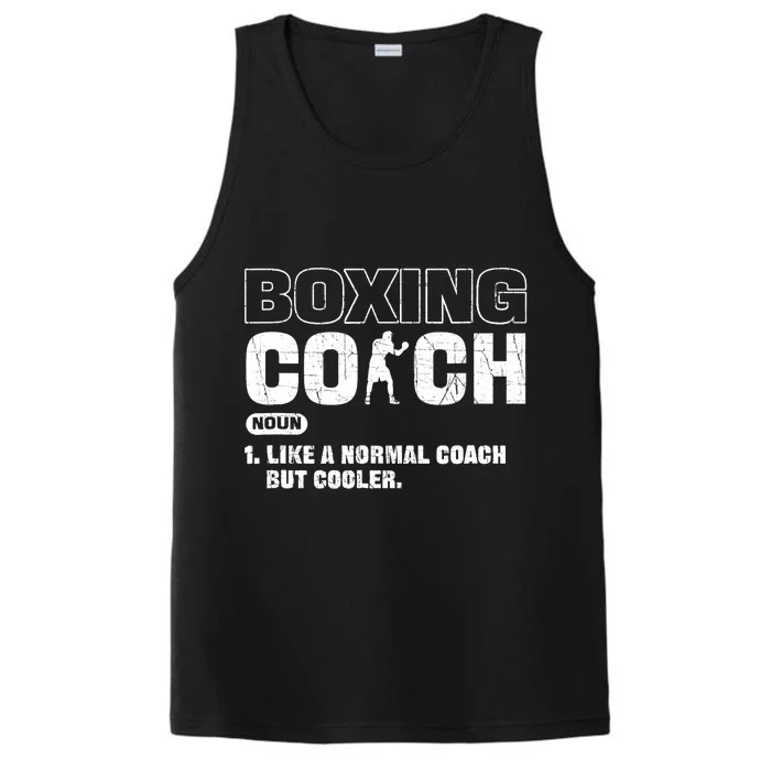 Boxing Coach Like A Normal Coach But Cooler. Boxing Performance Tank