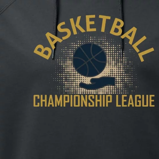 Basketball Champion League Performance Fleece Hoodie