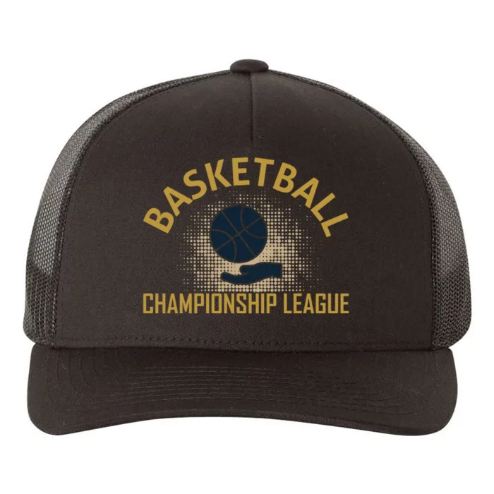 Basketball Champion League Yupoong Adult 5-Panel Trucker Hat