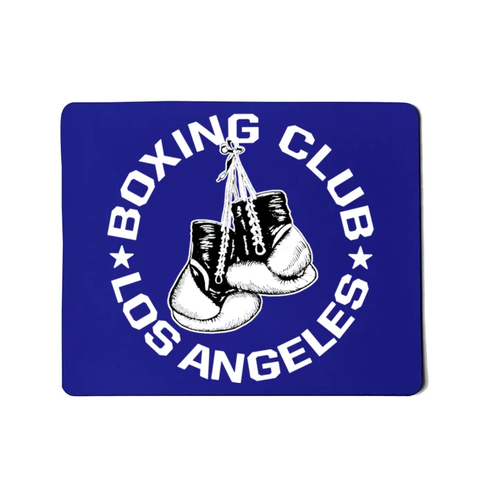 Boxing Club Los Angeles Gloves Graphic Boxing Lover Gift Mousepad