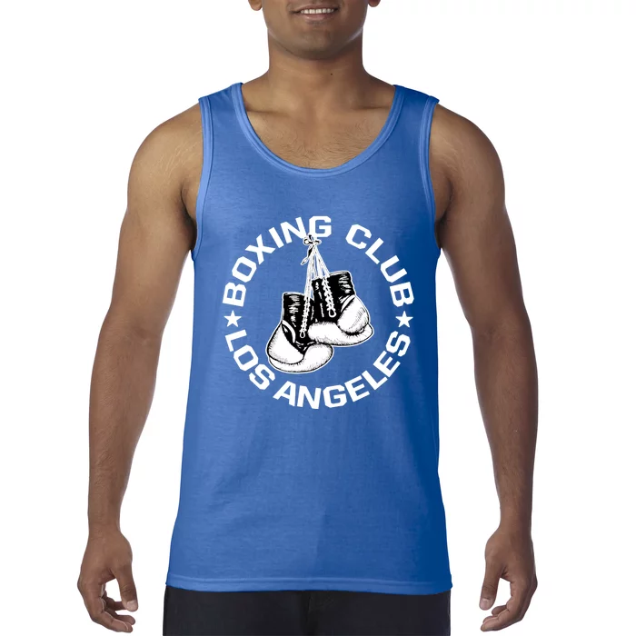 Boxing Club Los Angeles Gloves Graphic Boxing Lover Gift Tank Top