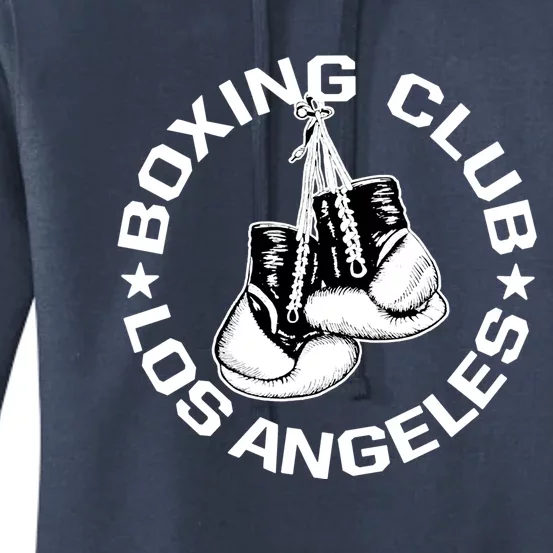 Boxing Club Los Angeles Gloves Graphic Boxing Lover Gift Women's Pullover Hoodie