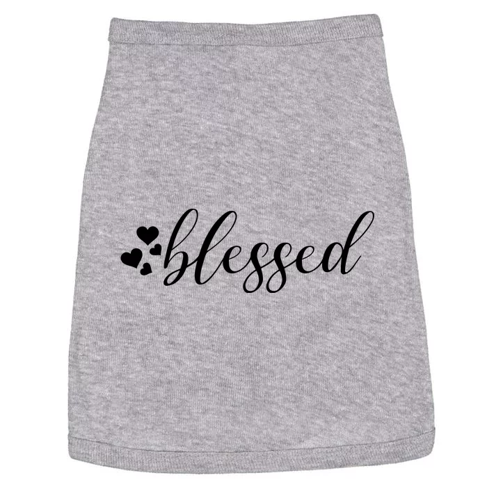 Blessed Cute Love Hearts Doggie Tank