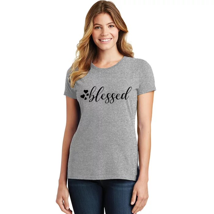 Blessed Cute Love Hearts Women's T-Shirt