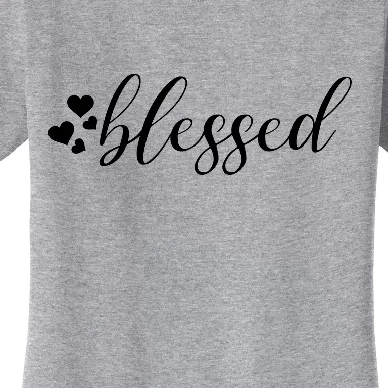 Blessed Cute Love Hearts Women's T-Shirt