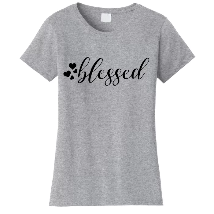 Blessed Cute Love Hearts Women's T-Shirt